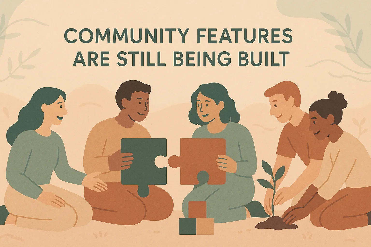 Community Features Under Construction